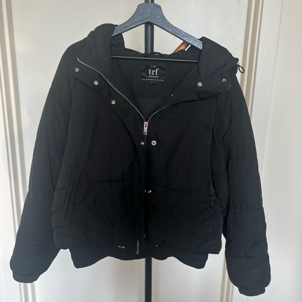 Zara jacket with hoodie